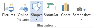 Illustrations in Word 2013