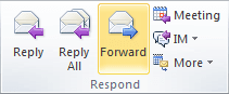 Respond Groups in Outlook 2010