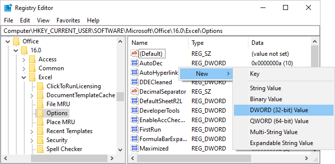 New in the Registry Editor Windows 10