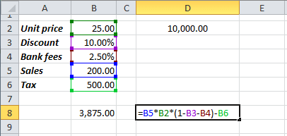 Example of Goalseeking in Excel 2010