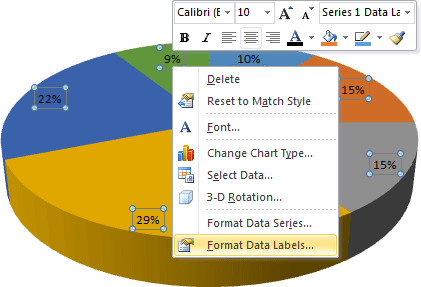 popup menu in Excel 2010