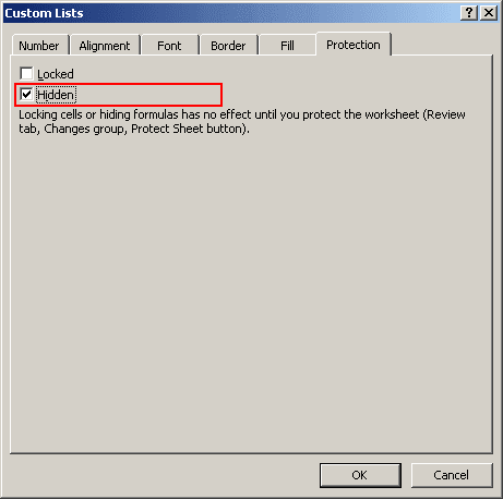 Custom Lists Hidden in Excel 2007