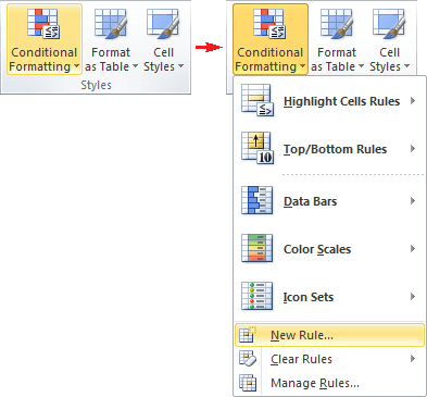 Conditional Formatting in Word 2010