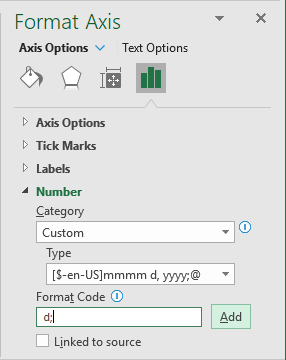 Add Format Code in Excel 365