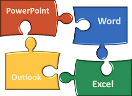 Jigsaw puzzle chart in PowerPoint 2016