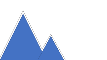 Two triangles 2 in PowerPoint 2016