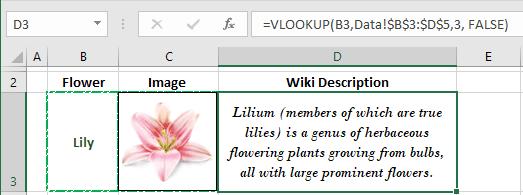 Drop-down list with linked images in Excel 2016