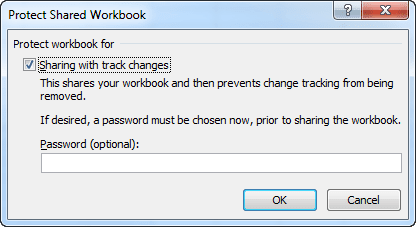 Protect Shared Workbook in Excel 2010