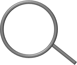 A magnifying glass in PowerPoint 365