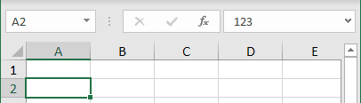 Hidden cell values in Excel 2016