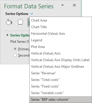 The Change Chart Type dialog box in Excel 365