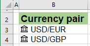 Currencies Data Type in Excel 365