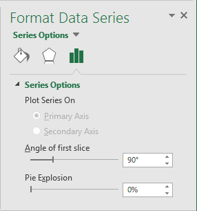 Series Options in Excel 2016