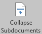 Expand/Collapse Subdocuments button
