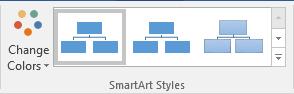 SmartArt styles in Word 2016