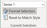 Format Selection button in Excel 365