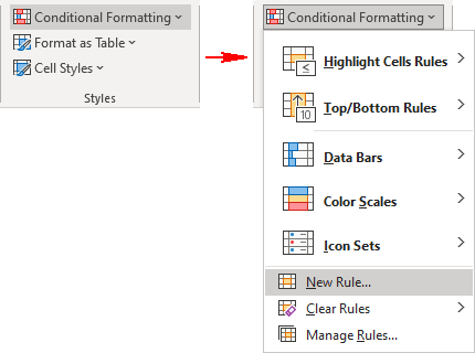 Conditional Formatting in Excel 365