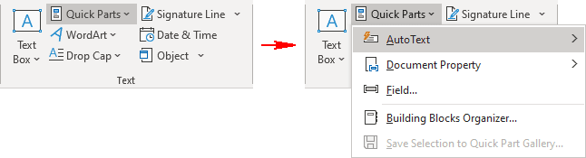 Text in Word 365