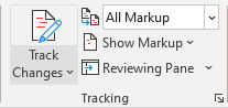 Track Changes in Word 365