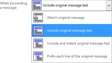 Forward Options Outlook for Microsoft 365 Forward Options in Outlook 365