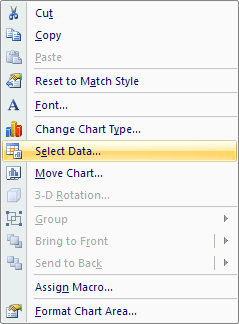 Data in Excel 2003