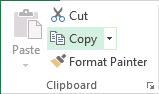 Clipboard in Excel 2013