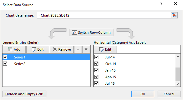 Excel Copy Chart Format