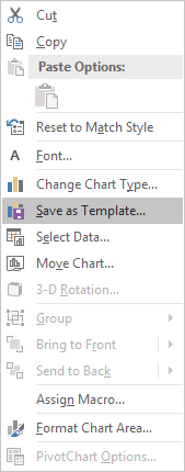 Type in Excel 2016