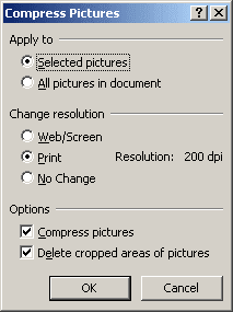 Compress Picture in Word 2007
