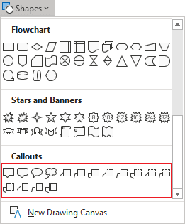 Callouts in Word for Microsoft 365 Callouts in Word 365