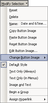 Modify Selection in Word 2003