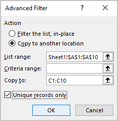Advanced Filter Excel for Microsoft 365 Advanced Filter Excel 365