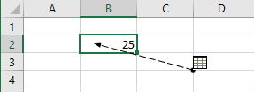 Cell dependencies in another sheet Excel 365