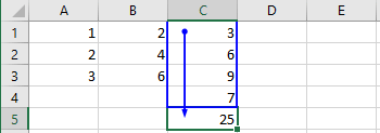 Cell direct dependency in Excel 365