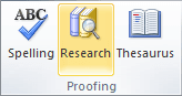 Proofing in Office 2010