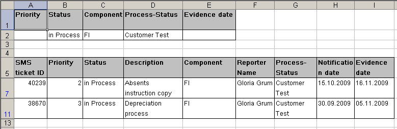 Criteria Result in Excel 2003