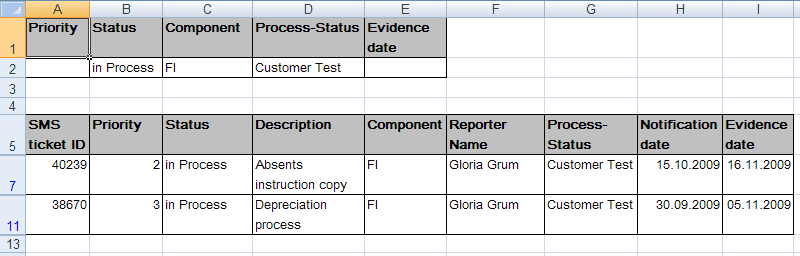 Criteria Result in Excel 2007
