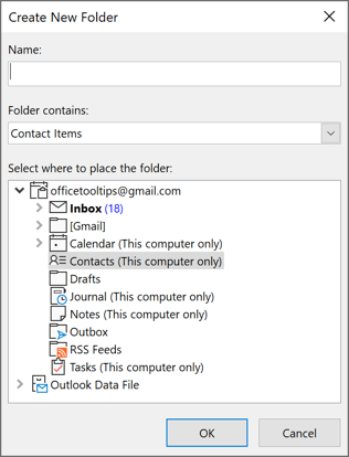 Create New Folder in Outlook for Microsoft 365 Create New Folder in Outlook 365
