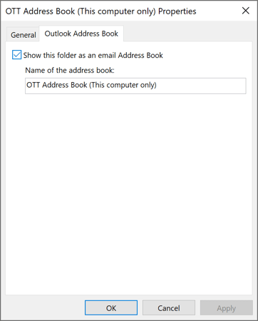 New Folder Properties in Outlook for Microsoft 365 New Folder Properties in Outlook 365