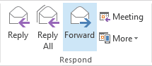 Respond Groups in Outlook 2013