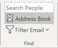 Find in Outlook 365