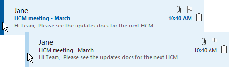 Unread and Read indicators in messages in Outlook for Microsoft 365 Unread and Read indicators in messages in Outlook 365