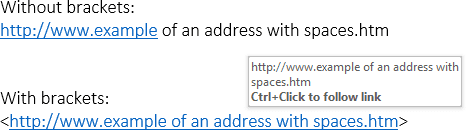 Hyperlink in Outlook for Microsoft 365, in Outlook 2016 Hyperlink in Outlook 2016, in Outlook for Microsoft 365