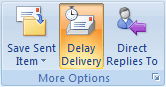 More Options in Outlook 2007