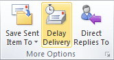 More Options in Outlook 2010