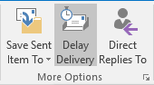 More Options in Outlook 2016 More Options in Outlook 2016
