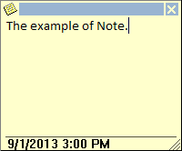 Notes in Outlook 2013