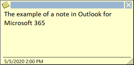 Notes in Outlook for Microsoft 365 Notes in Outlook 365