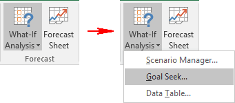 Goal Seek in Excel 2016 Goal Seek in Excel 2016