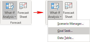 Goal Seek in Excel for Microsoft 365 Goal Seek in Excel 365